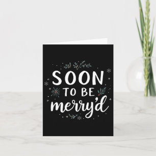 Carte Bientôt, Joyeux Noël Engagé Couple Matchi
