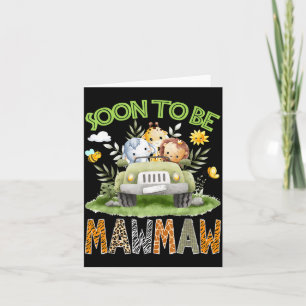 Carte Bientôt le Safari de Révélation de Genre de Mawmaw