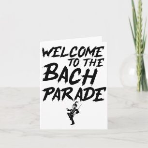 Carte Bienvenue À Bach Parade Bride Squad Gothic Bach