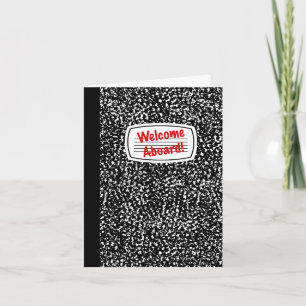 Carte Bienvenue à bord du Comp Notebook