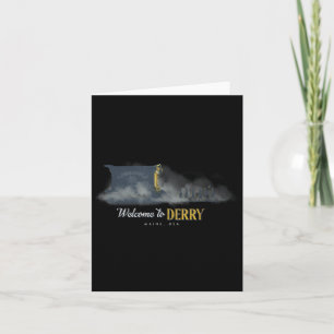 Carte Bienvenue à Derry Maine États-Unis la caravane de 