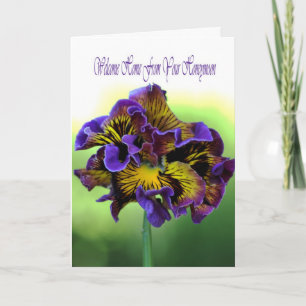 Carte Bienvenue à la maison de votre lune de miel