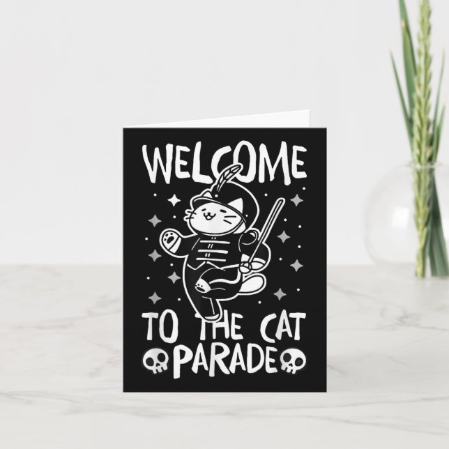 Carte Bienvenue À La Parade Des Chats (Devant)