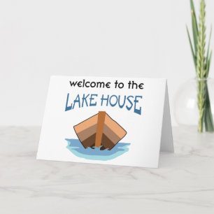 Carte Bienvenue à Lake House