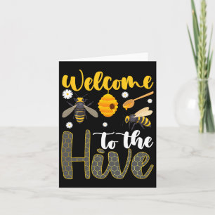 Carte Bienvenue À L'Enseignant Hive Bee De Retour À L'Éc