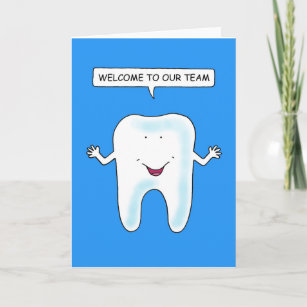 Carte Bienvenue à notre équipe dentaire