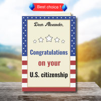 Bienvenue aux États-Unis Citoyenneté Félicitations