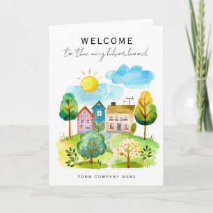 Carte Bienvenue dans le quartier Add Logo Realty