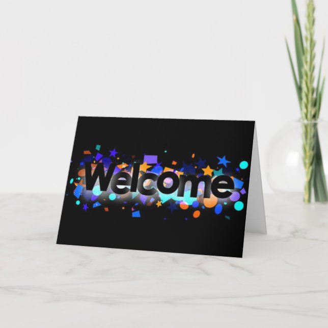 CARTE ***BIENVENUE DANS LE VOISINAGE*** (Devant)