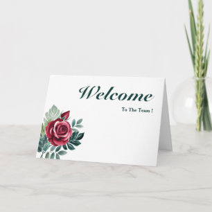 Carte Bienvenue Dans L'Équipe