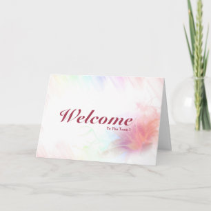 Carte Bienvenue Dans L'Équipe