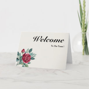 Carte Bienvenue Dans L'Équipe