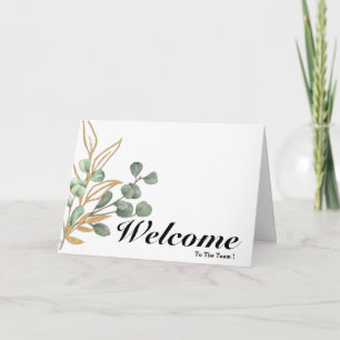 Carte Bienvenue Dans L'Équipe