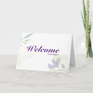 Carte Bienvenue Dans L'Équipe