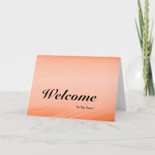 Carte Bienvenue Dans L'Équipe