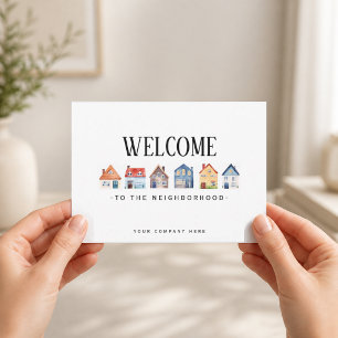 Carte Bienvenue dans les maisons fantaisistes nordiques