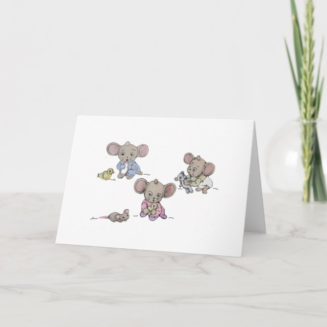 Carte Bienvenue Nouveau bébé (Devant)