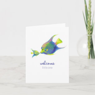 Carte Bienvenue petit(e) nouveau-né(e)
