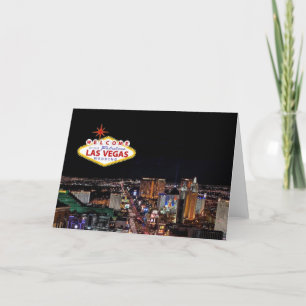 Carte Bienvenue Sur Notre Fabrique Las Vegas Mariage Car