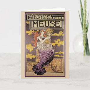 Carte Bière de la Meuse par Marc Auguste Bastard