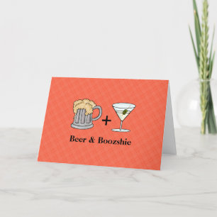 Carte Bière & Martini Pour Couples