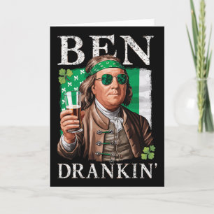Carte Bières irlandaises Ben Drankin - St Pattys Hommes