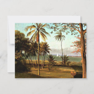 Carte Bierstadt - Scène de Floride, peinture d'art fin,