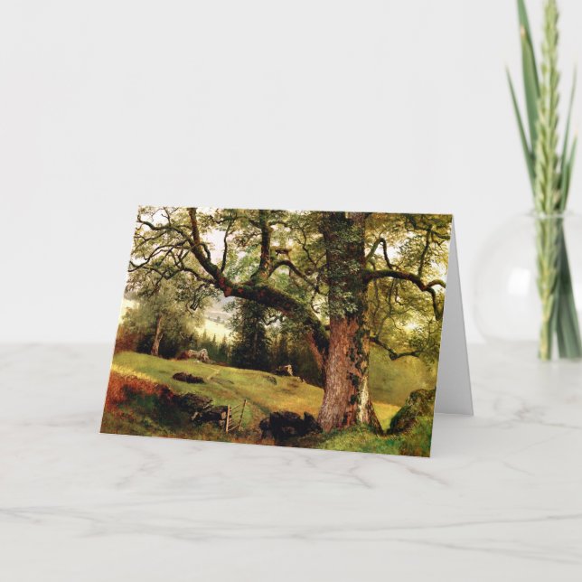 Carte Bierstadt - Un sentier à travers les arbres (Devant)