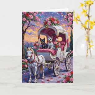 Carte Biewer Terrier Chien Saint-Valentin