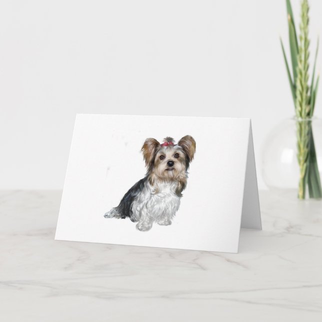 Carte Biewer Yorkshire Terrier (Devant)