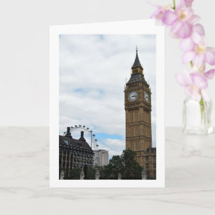 Carte Big Ben & London Eye, Angleterre