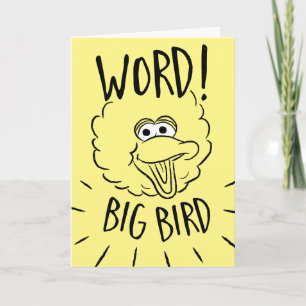 Carte Big Bird Skate Logo - Word! Big Bird