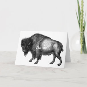 Carte Big Bison Buffalo Thunder-Cove