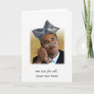 Carte Big Bow Casquette (Ajouter Votre Photo)