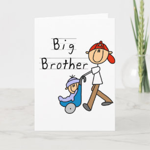 Carte Big Brother avec les T-shirts et cadeaux Little Br
