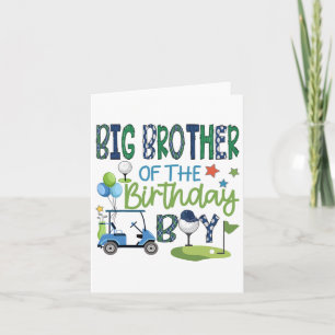 Carte Big Brother De L'Anniversaire Garçon Trou Dans Un