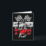 Carte Big Brother Des Deux Rapides Deuxième Anniversaire<br><div class="desc">Big Brother Des Deux Rapides Deuxième Voiture De Course D'Anniversaire</div>