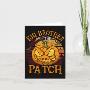 Carte Big Brother Du Groupe Patch Family Halloween