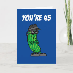 Carte Big Dill 45e Anniversaire Pickle Pun
