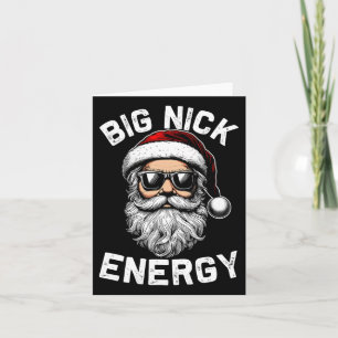 Carte Big Nick Energy Funky Inapproprié Christmas Men
