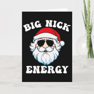 Carte Big Nick Energy Père Noël Xmas Fun Noël