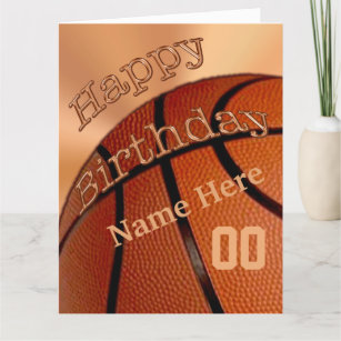 Cartes Basket Ball D Anniversaire Zazzle Fr