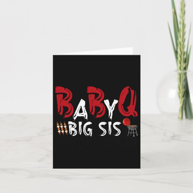 Carte Big Sis Byby Bbq (Devant)