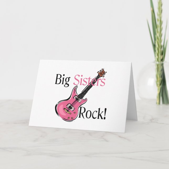 Carte Big Sisters Rock (Devant)