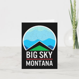 Carte Big Sky Montana Ski Ski Snowboard Ski Snow