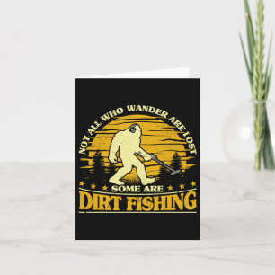 Carte Bigfoot Dirt Pêche Métal Détection Métal Drôle D