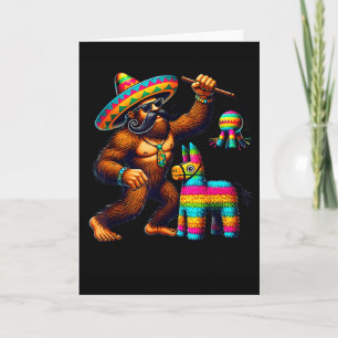 Carte Bigfoot Pinata Cinco De Mayo Mexicain Sasquatch En