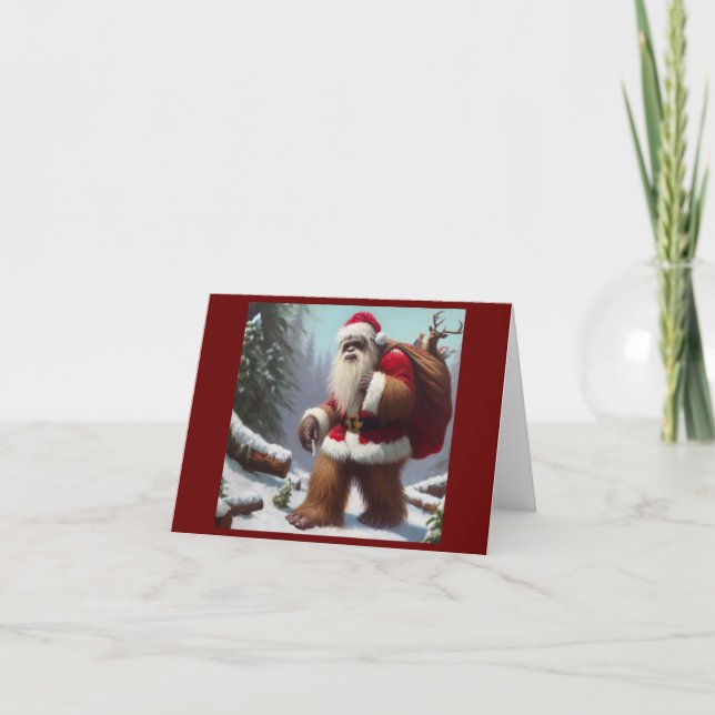 Carte Bigfoot Santa Claus (Devant)