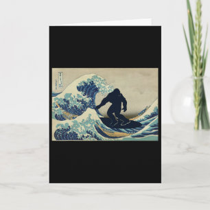 Carte Bigfoot surfe sur la Grande Vague au large de Kana