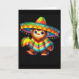 Carte Bigfoot Taco Cinco De Mayo Sasquatch Mexicain Enfa